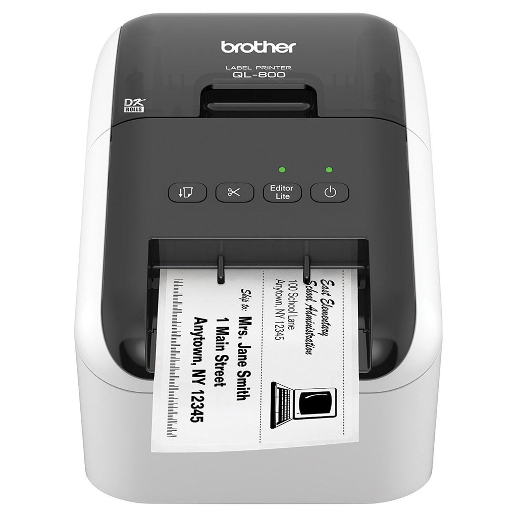 Brother Label printer, USB, 62mm Wide; Print black & red text. Three Year Carry-in warranty – QL-800 - CartridgeOnlineSA