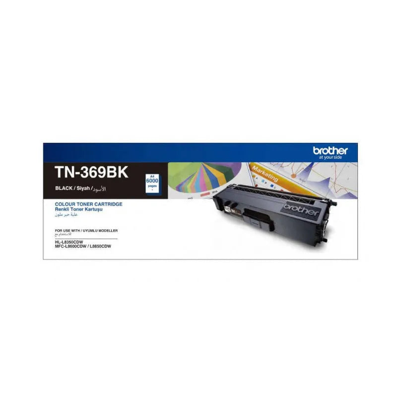 Brother TN369 Black Original Toner Cartridge