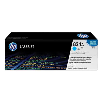 HP 824A Original LaserJet Toner Cartridge - Cyan CB381A - CartridgeOnlineSA