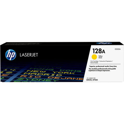 HP 128A Original LaserJet Toner Cartridge - Yellow CE322A - CartridgeOnlineSA