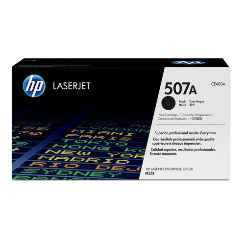 HP 507A Original LaserJet Toner Cartridge - Black CE400A - CartridgeOnlineSA