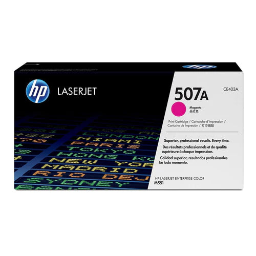 HP 507A Original LaserJet Toner Cartridge - Magenta CE403A - CartridgeOnlineSA