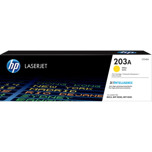 HP 203A Original LaserJet Toner Cartridge - Yellow CF542A - CartridgeOnlineSA