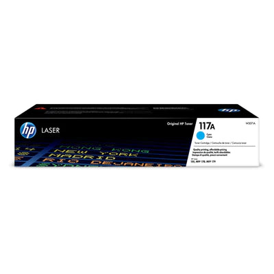 HP 117A Original Laser Toner Cartridge - Cyan W2071A - CartridgeOnlineSA