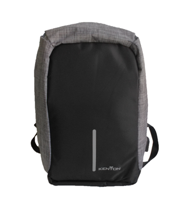 Kenton Anti-Theft Backpack Grey - CartridgeOnlineSA