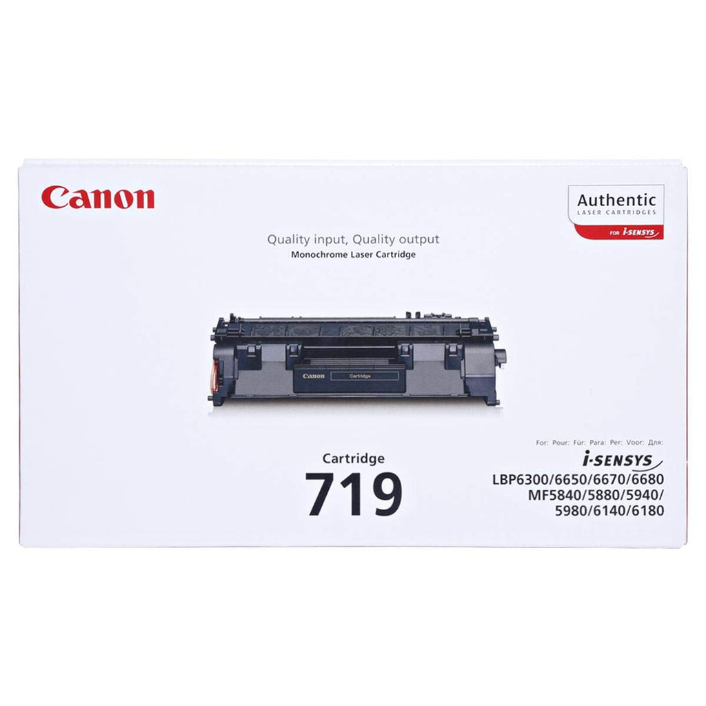 Canon 719 Original Black Toner Cartridge - CartridgeOnlineSA