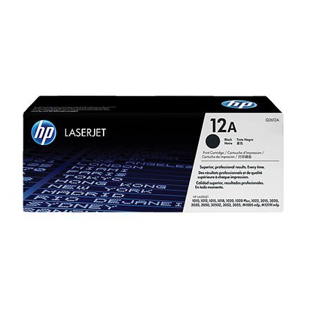 HP 12A Black LaserJet Original Toner Cartridge - CartridgeOnlineSA