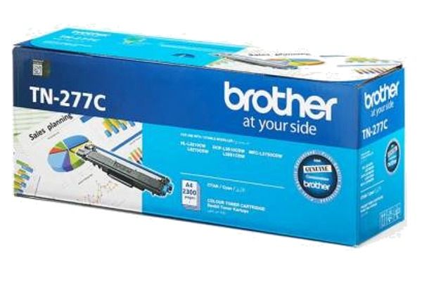 Brother TN-277C Cyan Toner Cartridge 2,300 Pages Original Single-pack - CartridgeOnlineSA