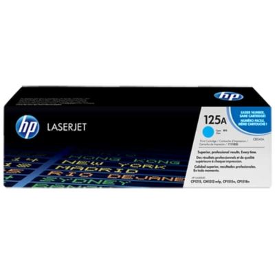 Original HP 125A – CB541A Cyan Toner Cartridge - CartridgeOnlineSA