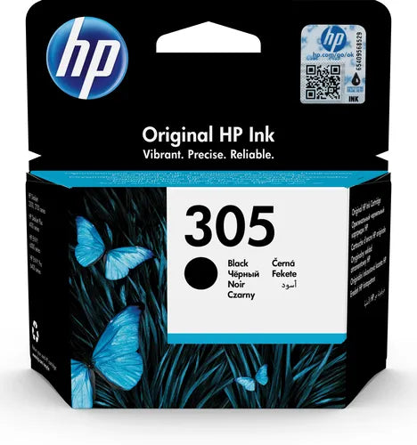 HP #305 BLACK ORIGINAL INK CARTRIDGE - HP 2720/4120 - CartridgeOnlineSA