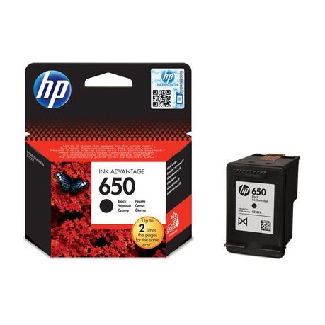 HP 650 Black Ink Advantage Cartridge - CartridgeOnlineSA