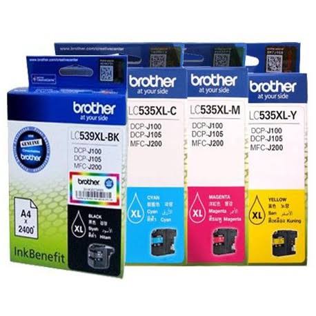 Brother Original LC539XL Black / LC535XL Cyan/Magenta/Yellow - CartridgeOnlineSA