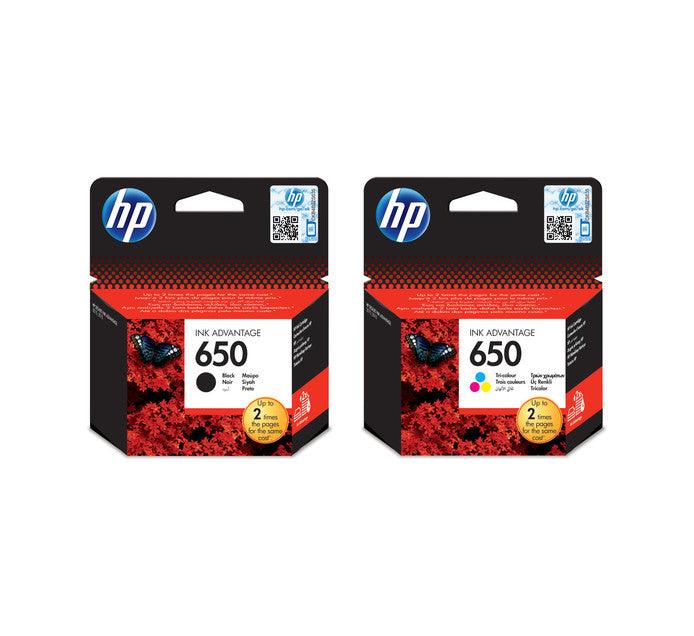 HP 650 Black & 650 Color